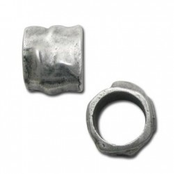 Zamak Slider Irregular Tube 25x22mm Ø18mm