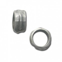 Zamak Slider Irregular Tube 25x12mm Ø18mm