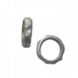Zamak Slider Irregular Ring 25x6mm Ø19mm