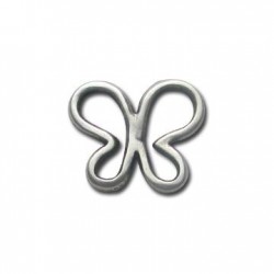 Colgante de Metal Zamak Mariposa 20x23mm