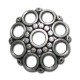 Zamak Bead Cap Flower 30mm Ø5.8mm