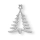 Ciondolo in Zama Albero di Natale 70x57mm