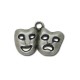 Colgante de Metal Zamak Máscaras 19x14mm