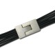 Fermoir 30x16mm en Métal/Zamac, Ø 2.5x13.6mm