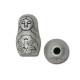 Μεταλλική Ζάμακ Χυτή Χάντρα Μπαμπούσκα 14x28mm Ø4mm