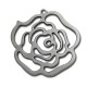 Colgante de Metal Zamak Flor Rosa 44x49mm