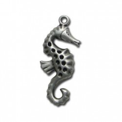 Colgante de Metal Zamak Caballo de Mar 36x17mm