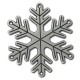Zamak Pendant Snowflake 55mm