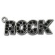Μεταλλικό Ζάμακ Χυτό Μοτίφ 'Rock' Σύμβολο 50x15mm