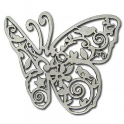 Colgante de Metal Zamak Mariposa 70mm