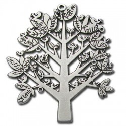 Ciondolo in Zama Albero 60x70mm