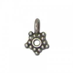 Breloque Petite Étoile en Métal/Zamac, 7mm