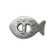 Zamak Slider Fish 17x28mm