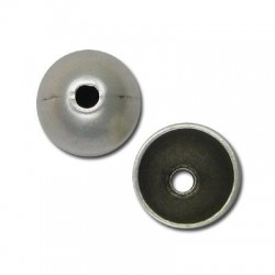 Zamak Bead Cap 17x20mm Ø14mm