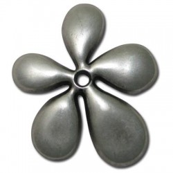 Zamak Pendant Flower 60x57mm