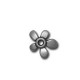 Capuchón de Metal Zamak Flor 15mm