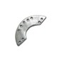 Zamak Connector Semicircle 43x16mm