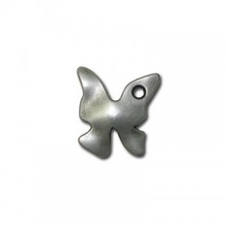 Colgante de Metal Zamak Mariposa 17x20mm