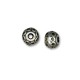 Entrepieza de Metal Zamak Bola Decorada 11mm(Ø 3.2mm)