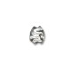 Zamak Irregular Bead Flattened 11x13mm Ø2.7mm