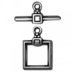 Zamak Toggle Clasp Square 12mm