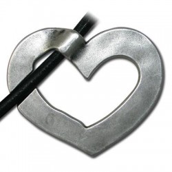 Colgante de Metal Zamak Corazón 50x40mm
