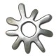 Zamak Pendant Sun 37mm