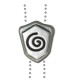 Passante in Metallo Zama con 2 Fori e Spirale 12x15mm