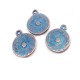 Zamak Charm 'Festos' Disc 15mm