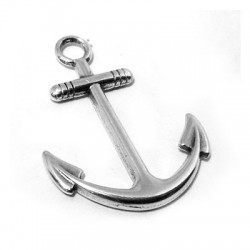 Colgante de Metal Zamak Ancla 24x26mm
