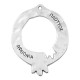 Colgante de Metal Zamak Granada con Deseos 67x53mm (Ø2.4mm)