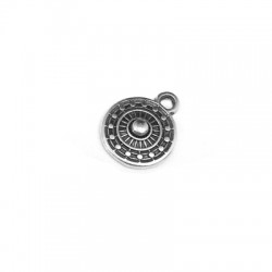 Colgante de Metal Zamak Redondo Étnico 9mm