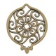 Zamak Pendant Pomegranate 46x57mm
