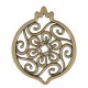 Pendentif en Zamak « Grenade » 46 x 57 mm