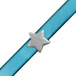 Passant étoile en Métal/Zamak 15mm (Ø 10,2x2,2mm)