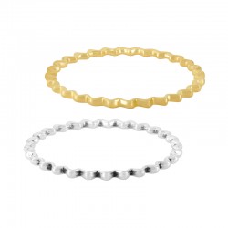 Bracelet en Zamak Zigzag 73 x 4 mm