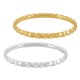 Bracelet Rigide en Zamak avec Vagues 70 mm/6 mm