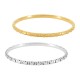 Zamak Bangle Bracelet with Hearts 69mm/4mm