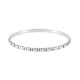 Zamak Bangle Bracelet with Hearts 69mm/4mm