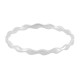 Bracelet Rigide en Zamak avec Vagues 68 mm/6 mm