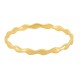 Bracciale Rigido in Zama con Onde 68 Mm/6 mm