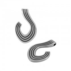 Pendentif en Zamak en Forme de Goutte 25 x 39 mm Ø 3.2 mm