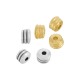Μεταλλική Ζάμακ Χάντρα Ροδέλα 10x8mm Ø3.2mm
