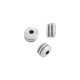 Μεταλλική Ζάμακ Χάντρα Ροδέλα 10x8mm Ø3.2mm
