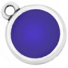 Argent 999° plaqué antique/violet foncé