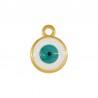 24K Gold Plated/ 0.12µm/ White/ Pearl Turquoise/ Multi