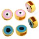 Curseur rond en Zamak Émaillé à Œillet 9 mm Ø5.5X2.5 mm