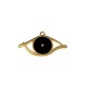 Colgante de Metal Zamak Esmaltado Ojo 25x15mm