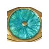 24K Gold Plated/ 0.12µm/ Pearl Turquoise