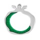 Colgante de Metal Zamak Esmaltado Granada 50mm